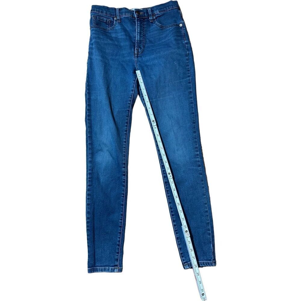 Everlane High Rise Clean Front Skinny Jean Sz 29 regular vintage blue wash - Picture 7 of 10